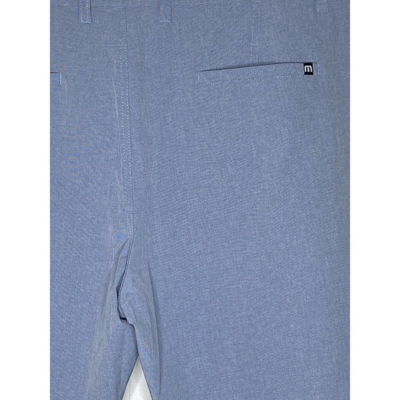 Travis Mathew Mens Neck Shorts Size 40 Pockets 9.5 Inseam Performance Blue - Picture 8 of 12